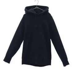 Levi's リーバイス 刺繍 長袖 スウェットパーカー 1 ブラック プルオーバー トレーナー メンズ 古着