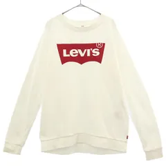 Levi's リーバイス 長袖 スウェット トレーナー M ホワイト メンズ 古着