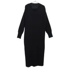 RINaPRive リナプリベ 長袖 ロングワンピース 40 ブラック レディース 古着