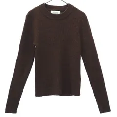 LOWRYS FARM ローリーズファーム 長袖 セーター M ブラウン ラメ ニット レディース 古着