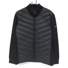 超美品】ジャックバニー 中綿ジャケット カーキ×白 英字総柄 シリコン