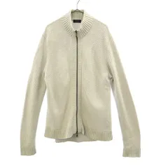 JOSEPH HOMME ジョゼフオム 長袖 ジップ セーター 48 グレー ニット メンズ 古着のサムネイル