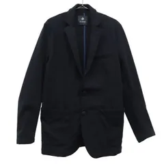 nano universe ナノユニバース ジャケット S ブラック ビジネス フォーマル メンズ 古着