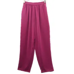 UNITED ARROWS ユナイテッドアローズ サテン テーパードパンツ 36 ピンク系 イージーパンツ レディース 古着