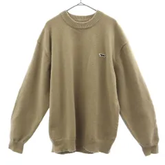 Penneys ぺニーズ 長袖 セーター M ベージュ アーバンリサーチドアーズ ニット ロゴワッペン メンズ 古着