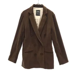 CECIL McBEE セシルマクビー ダブルブレスト テーラードジャケット M ブラウン レディース 古着