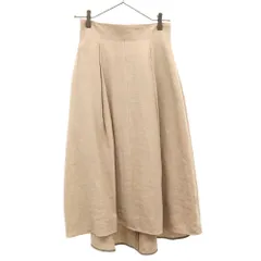 green label relaxing グリーンレーベルリラクシング ミモレ丈 フィッシュテール スカート 34 ベージュ ユナイテッドアローズ レディース 古着