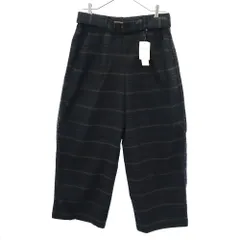 未使用 DRESKIP ドレスキップ チェック ワイドパンツ L グレー系 レディース 古着