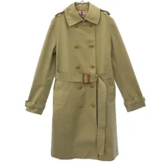 TOMMY HILFIGER トミーヒルフィガー ダブルブレスト トレンチコート M ベージュ レディース 古着
