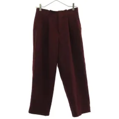 NARACAMICIE ナラカミーチェ ロングパンツ 0 レッド ストレートパンツ レディース 古着