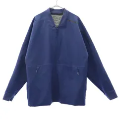 adidas アディダス リバーシブル ロゴプリント ジップジャケット O グレー×ブルー メンズ 古着