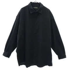 nano universe ナノユニバース チェック 長袖 フランネルビッグ シャツ M グリーン系 メンズ 古着