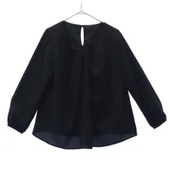 green label relaxing グリーンレーベルリラクシング 長袖 ブラウス ブラック ユナイテッドアローズ レディース 古着