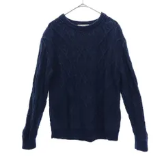 D'sh ディッシュ インディゴ染め 長袖 セーター 38 ネイビー アーバンリサーチドアーズ ニット メンズ 古着