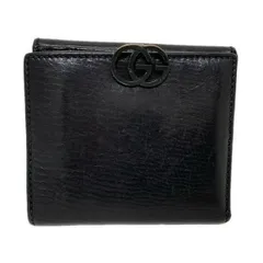 GUCCI(グッチ) Wホック財布 - 101607 黒 レザー