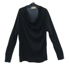 GGD ジージーディー 長袖 デザイン Tシャツ L ブラック ロンT メンズ 古着