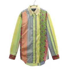 RALPH LAUREN ラルフローレン 総柄 長袖 ボタンダウンシャツ M メンズ 古着