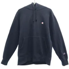 Champion チャンピオン 長袖 スウェットパーカー M ネイビー メンズ 古着