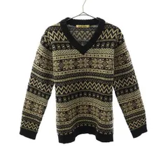 JOURNAL STANDARD ジャーナルスタンダード ウール ノルディック柄 長袖 セーター M ニット メンズ 古着