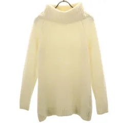 L.L.Bean エルエルビーン アウトドア 長袖 タートルネック セーター S ホワイト ニット レディース 古着