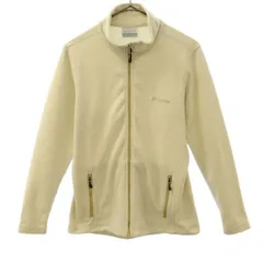 Columbia コロンビア アウトドア フリースジャケット S ホワイト レディース 古着