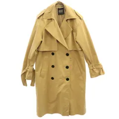 ZARA BASIC ザラベーシック トレンチコート S ベージュ レディース 古着