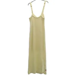 未使用 Lily Brown リリーブラウン 刺繍 ノースリーブ ワンピース F ホワイト レディース 古着