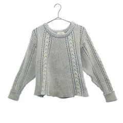 SNIDEL スナイデル 長袖 セーター F ブルー ニット レディース 古着