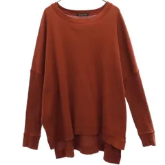 mizuiro ind ミズイロインド 長袖 コットンニット セーター ブラウン レディース 古着