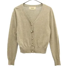 SNIDEL スナイデル 長袖 ニットカーディガン F グレー レディース 古着