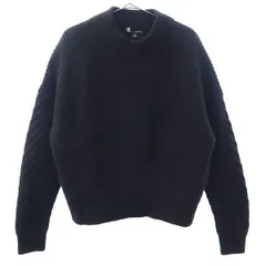 G-STAR RAW ジースターロウ 長袖 セーター S ブラック ニット メンズ 古着