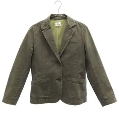 LACOSTE ラコステ テーラードジャケット 40 グレー レディース 古着