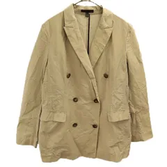 iCB アイシービー ダブル テーラードジャケット 9 グレー レディース 古着