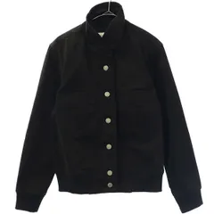 GU ジーユー キムジョーンズ コラボ ワンポイント刺繍 ブルゾン M ブラック KIM JONES ジャケット ジャンパー レディース 古着