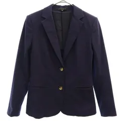 theory セオリー テーラードジャケット 2 ネイビー レディース 古着