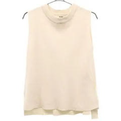 SNIDEL スナイデル 未使用 ノースリーブ ニット F ホワイト セーター レディース 古着