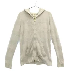 gelato pique ジェラートピケ ルームウェア F ホワイト ジップパーカー レディース 古着