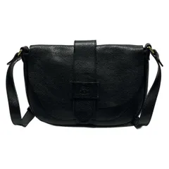 IL BISONTE(イルビゾンテ) ショルダーバッグ - 黒 レザー