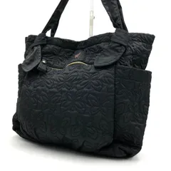 【美品】ANNA SUI アナスイ トートバッグ キルティング 蝶 黒 A4収納可