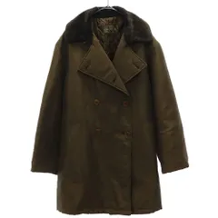 Calvin klein カルバンクライン 90s ダブルブレスト 中綿コート S ブラウン オールド ヴィンテージ レディース 古着のサムネイル