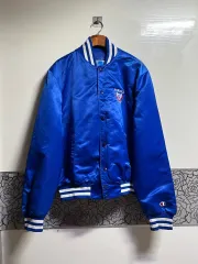 80s Champion ブルー サテン ジャケット