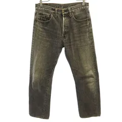 Denime ドゥニーム 初期 ストレートデニムパンツ W32 グレー ジーパン メンズ 古着