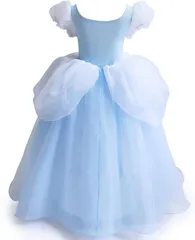 [TYHTYM] シンデレラ 風 ドレス キッズ プリンセスなりきり コスチューム衣装 仮装 フォーマルドレス ふんわり 着心地よい 動きやすく 6層構造 お姫様 ワンピース アームカバー付 誕生日 ピアノ発表会 音楽会 パーディー 七五三 記念撮影用 遊園地
