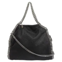 ステラマッカートニー STELLA MCCARTNEY ファラベラ 2WAY ショルダー ハンドバッグ フェイクレザー ブラック 495151 中古 新入荷 OB2717