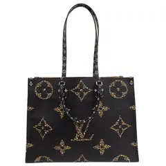 ルイヴィトン LOUIS VUITTON モノグラム ジャングル オンザゴーGM 2WAY トートバッグ ショルダーバッグ 黒 茶 M44674 中古 新入荷 LV1918