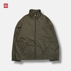 00s OLD UNIQLO テックジャケット y2k カーキ系 M