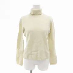 コムサイズム COMME CA ISM タートルネックニット セーター ウール アンゴラ混 長袖 M 白 アイボリー /FT