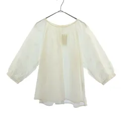 Samansa Mos2 blue サマンサモスモスブルー 未使用 刺繍 長袖 カットソー F ホワイト タグ付き レディース 古着