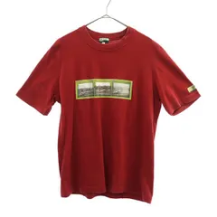 Paul Smith JEANS ポールスミスジーンズ プリント 半袖 Tシャツ M レッド メンズ 古着