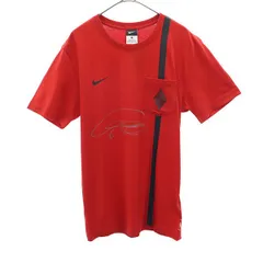 NIKE ナイキ 未使用 プリント 半袖 Tシャツ M レッド メンズ 古着